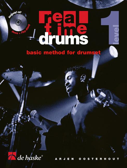 Real Time Drums 1 (NL) - Basic Method for Drumset - pro bicí soupravu